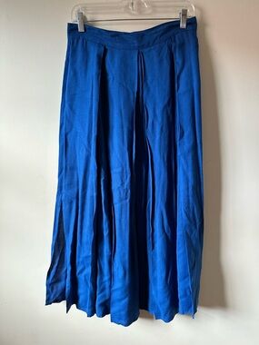 Vintage Apart Rayon Maxi Dress Royal Blue
